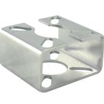 Size SS304 Interface Bracket For Mount Actuators ISO5211 for PISTER Ball valve
