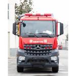 2000L Water Tank Mercedes-Benz 6*4 Positive and Negative Pressure Smoke Exhaust