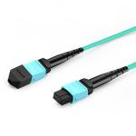 5m (16ft) 12 Fibers Female to Female MTP Trunk Cable Polarity B LSZH OM3 50/125