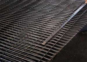 Wholesale Black 25X75mm Welded Wire Mesh Panels / Wire Mesh Security Fencing from china suppliers
