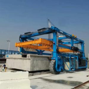 China Blue Cargo Mobile Gantry Crane For Precast Concrete Construction Products on sale