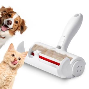 Wholesale White Plastic Self Cleaning Lint Roller Reusable Lint Roller For Pet Hair from china suppliers