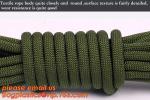 Soft emergency escape rope thin polyester rope, safety rope, climbing rope,