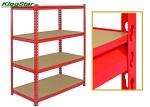 Multi Layer Bolt Free Shelving Systems , Industrial Storage Racks Heavy Duty