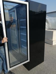 Wholesale Stand Up Glass Door Freezer Merchandiser Air Cooling Custom Color With Vertical LED Tube from china suppliers
