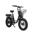 2024 Super Electric Hybrid Bike 20 inch Fat Tire e-bike for Woman 48V Smart