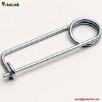 Spring Wire Coiled Tension Safety Pin, Diaper Pin Zinc Finish Safety Pin Wire