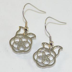 Wholesale Fashion High Quality Ladies Women Girls Stainless Steel Earrings LEF210 from china suppliers