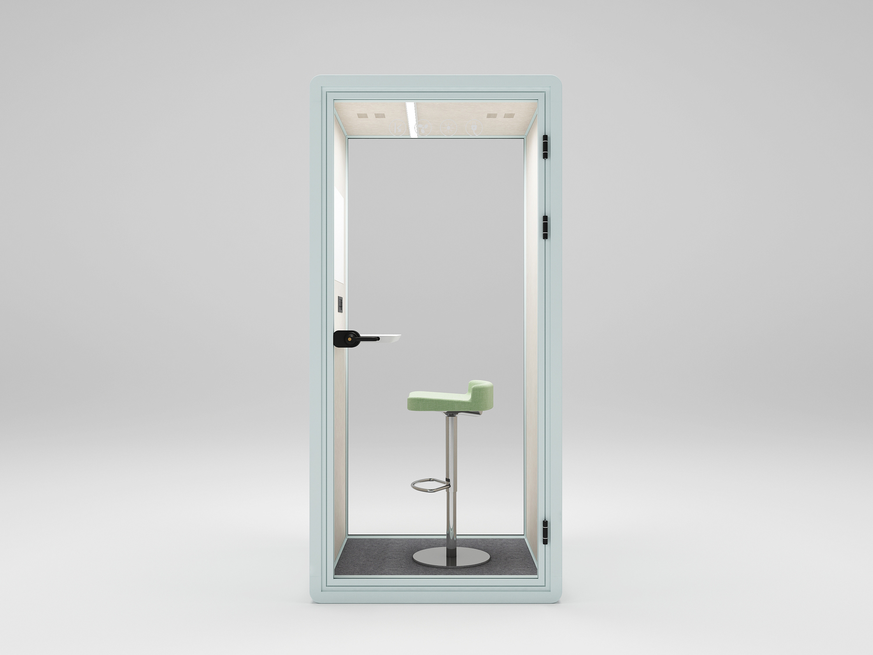 Soundproof Shared Workspace Furniture Acoustic Phone Booth