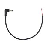 Customization 90 Degree Angle DC Barrel Jack Male 3.5x1.35mm to Stripped Tinned