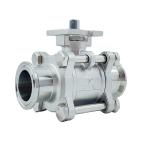 Stainless Steel 3PC Quick Install Ball Valve with High Platform NPT/Bsp/BSPT