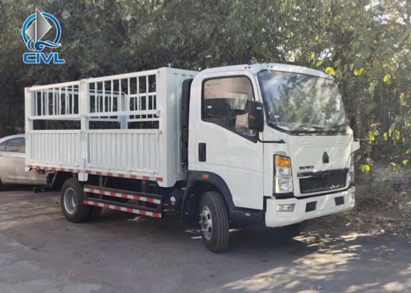 4x2 Light Cargo truck 3tons Mini Howo 4 x 2 Light Duty Commercial Trucks fence