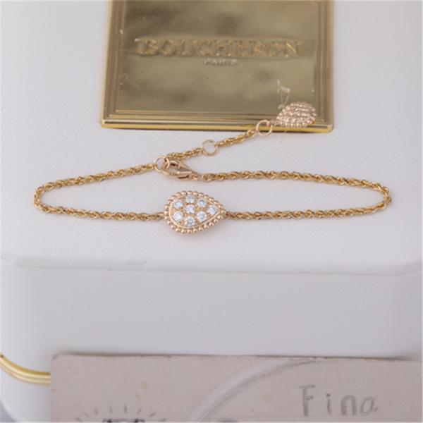Real Gold Luxury High Jewelry Serpent Boheme Bracelet S Motif with Pave Diamonds