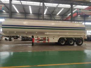 China Liangshan 30000l-60000l Aluminium Fuel Tanker Semi Trailer on sale