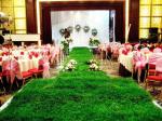 Abrasive Resistance Residential Indoor Artificial Grass , Decorative Fake Grass