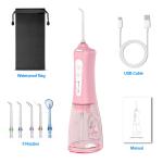 Waterproof Electric Water Flosser with 300ml Water Tank Capacity Rechargeable