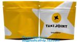 Custom Logo Printed Mylar Bag, Various Color Clear Window Bag, Zip lockk