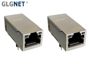 Wholesale 10 100 1000Base T PRj45 POE Magjack Single Port Latch Up LED Option from china suppliers