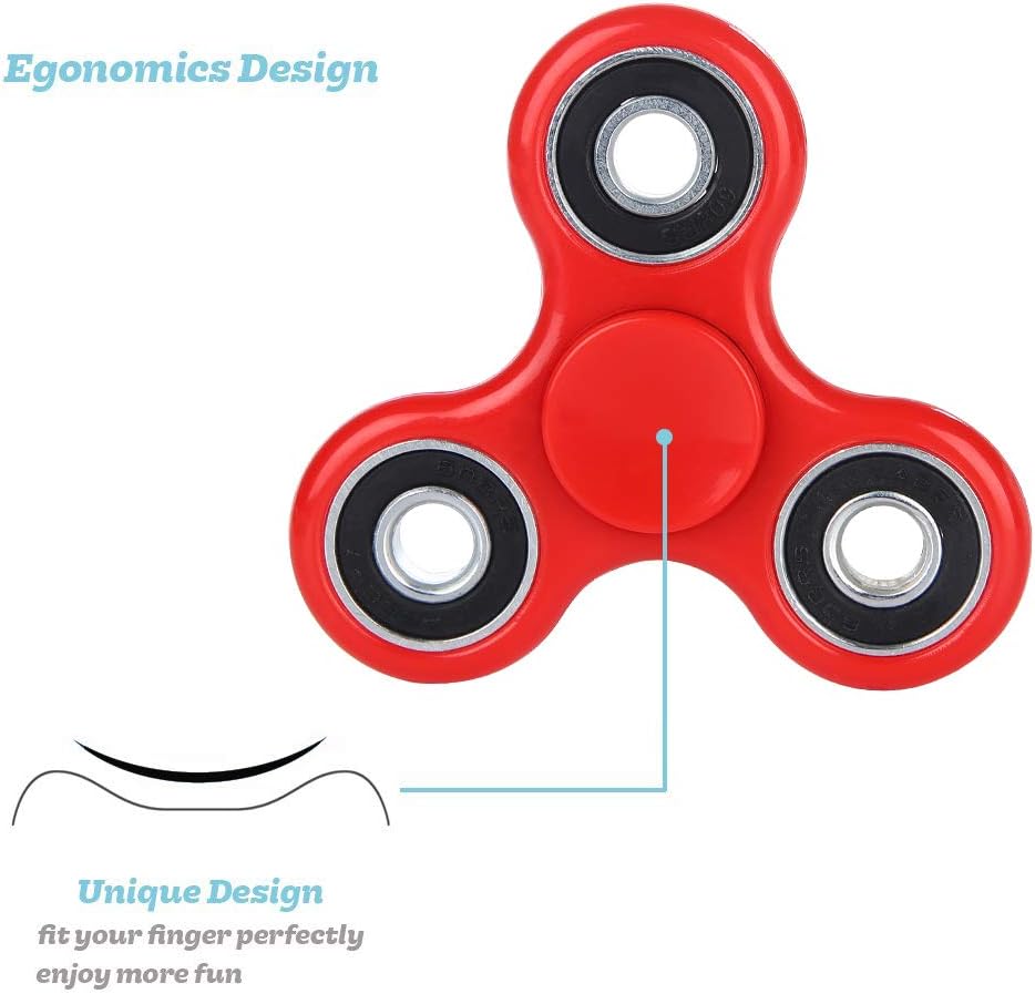 Party Favors Fidget Spinners Toys 5 Pack Sensory Hand Anxiety Toys for Kids Adults