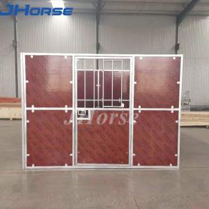 China 4m Temporary Horse Stables Light Duty Portable Durable Red Color Galvanized on sale