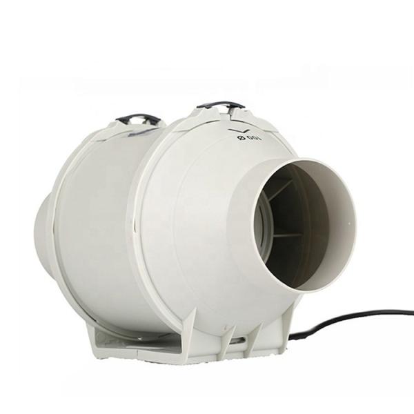 162-252 Air Quantity 5 Inch Plastic Mixed Flow Inline Duct Fan for Powerful