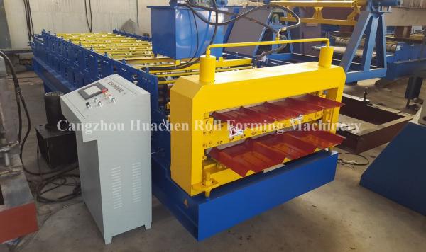 18 Forming Stations Double Layer Roll Forming Machine For Metal Roof Wall Panels