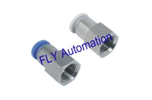 Wholesale PCF Pisco Female Straight One Touch Zinc Brass Pneumatic Tube Fittings from china suppliers
