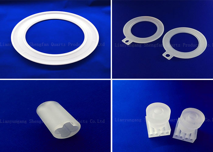 Anti Acid Ozone Quartz Tube , Fused Glass Plates Excellent Electrical Insulator