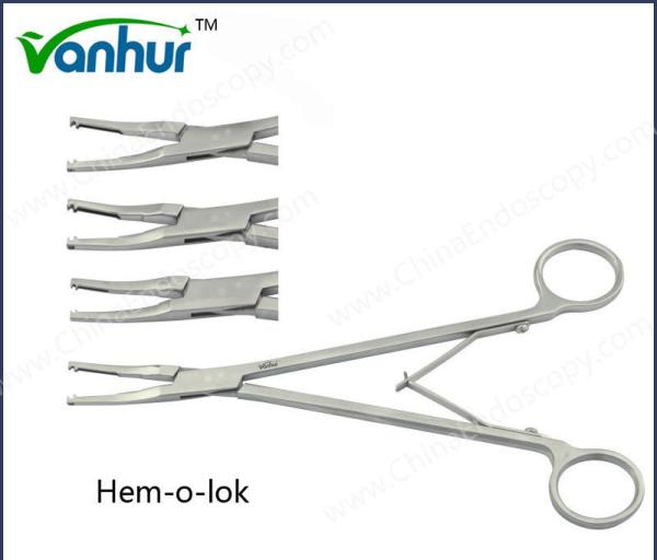 Reusable Clip Applier for Open Surgery Hem-O-Lok Style FDA Certified Steel