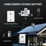 48v Solar Energy Storage Power Wall Battery Pack 5kwh 7.5kwh 10kwh MPPT