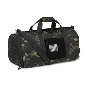 China Large  Military Tactical Bag Custom Camo Black Tactical Duffle Bag on sale
