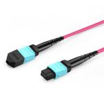 10m (33ft) 12 Fibers Female to Female MTP Trunk Cable Polarity B LSZH Multimode