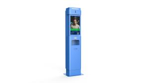 Wholesale 21 Inch Face Recognition Machine Infrared Contactless Thermometer Kiosk With Dispenser from china suppliers
