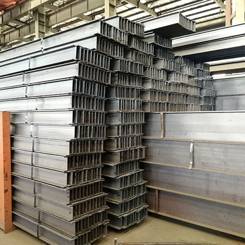 Sandblasting Metal H Beam Stainless Steel I Beam In Industrial Settings
