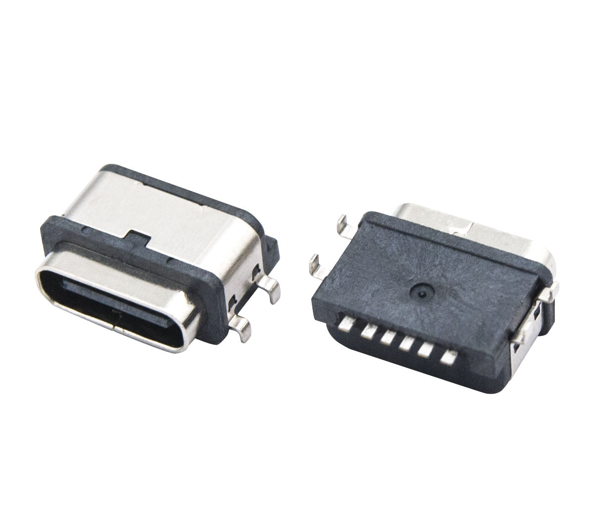 Waterproof Copper USB Type C 6 Pin Female Connector Data Transfer Cable with 3A Max Rated Current and 30V