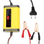 Electric 12V 6A 4A 2A Pulse Repair LCD Battery Charger for Car Motorcycle Lead