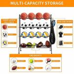 Factory Custom Color Size Metal Basketball Rack Sport Ball Storage Garage Sports