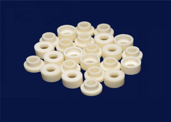 Industrial Al2O3 Textile Ceramic Eyelet Guides / Alumina Ceramic Parts High