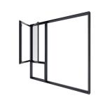 Importers and Distributors Wanted Soundproof Casement Aluminum Windows for Villa