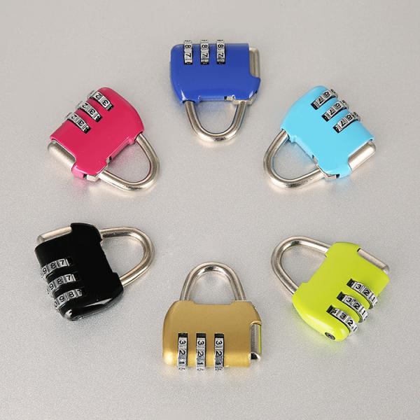 Quality Travel Luggage Resettable Combination Padlock 3 Numbers For Password Suitcase for sale