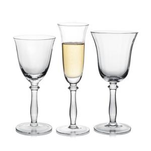China Customized Wine Drinking Glasses Set Of 3 Promotional Classic on sale
