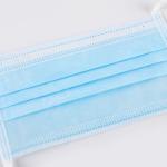 Disposable Non Medical Flat Face Mask Anti Fog Blue 17.5*9.5cm T/CTCA7-2019