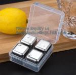 Free Stainless Steel Ice Cube Dice Ice Cube Whisky Stone, New Stainless steel