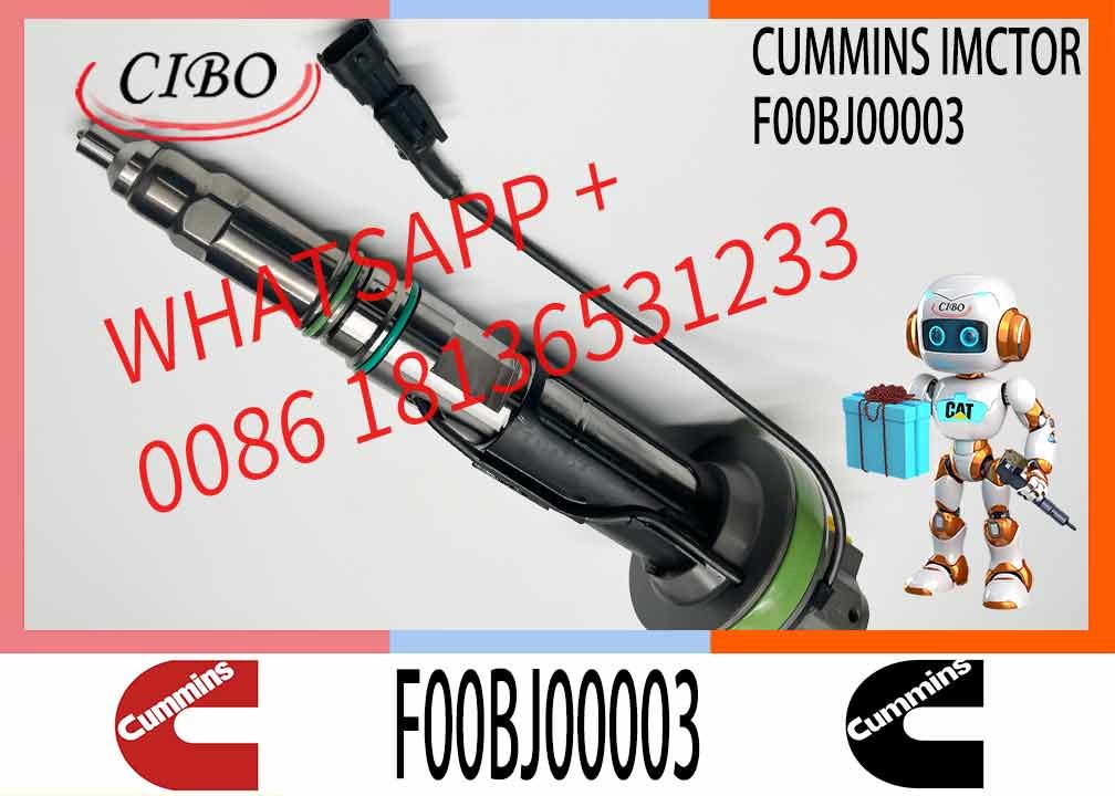 Common Rail Fuel Injector 288-2078 2882078 F00BJ00002 F00BJ00003 for Cummins QSK19 QSK60 Engine