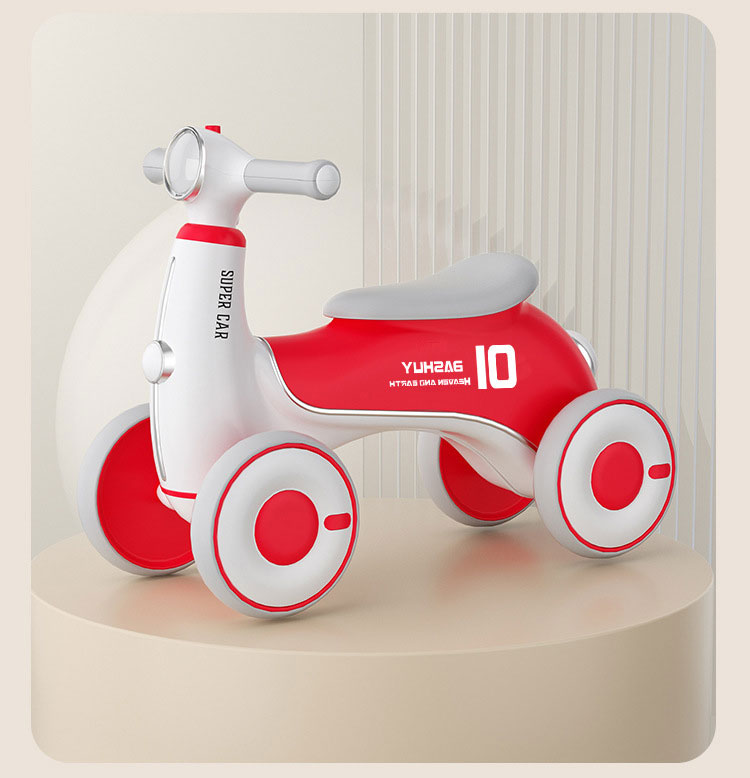 Basic Seat Type Children's Scooter Twisted Car Toy for 1-3 Year Old Baby Walking Aid