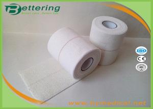 Wholesale White Colour 100% Medical Cotton Elastic Adhesive Bandage Wrist Protection Fixation Tape with Feather Edge from china suppliers