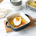 Nordic Style Matt Glaze Ceramic Bakeware Sets Pan Nonstick For Home Hotel