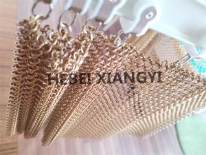 Wholesale Bronze Color 8mm Metal Mesh Curtain Flexible Aluminum Coil Interior Ceiling Decoration from china suppliers
