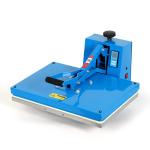 Blue Flat Clamshell T Shirt Heat Press Machine For Sublimation Printing