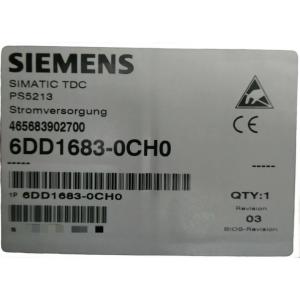 Wholesale SIEMENS 6DD1683-0CH0 SIMATIC TDC POWER SUPPLY PS5213, WITH FAN 95 V-255 V INPUT VOLTAGE from china suppliers